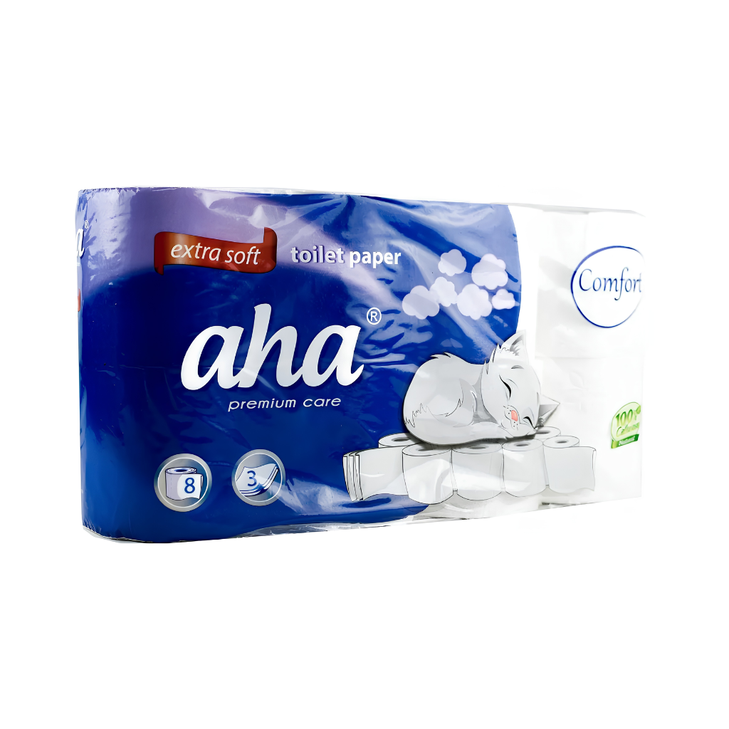aha papier toaletowy 8 tolek
